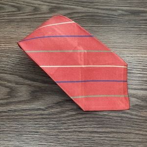 Polo Ralph Lauren Pink w/ Green & Blue Stripe Tie